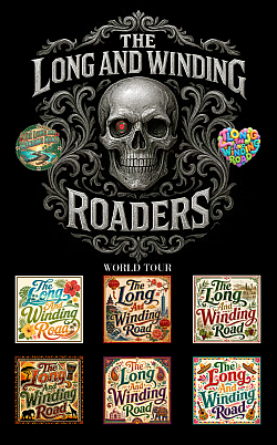The Long And Winding Roaders2-T-SHIRTS